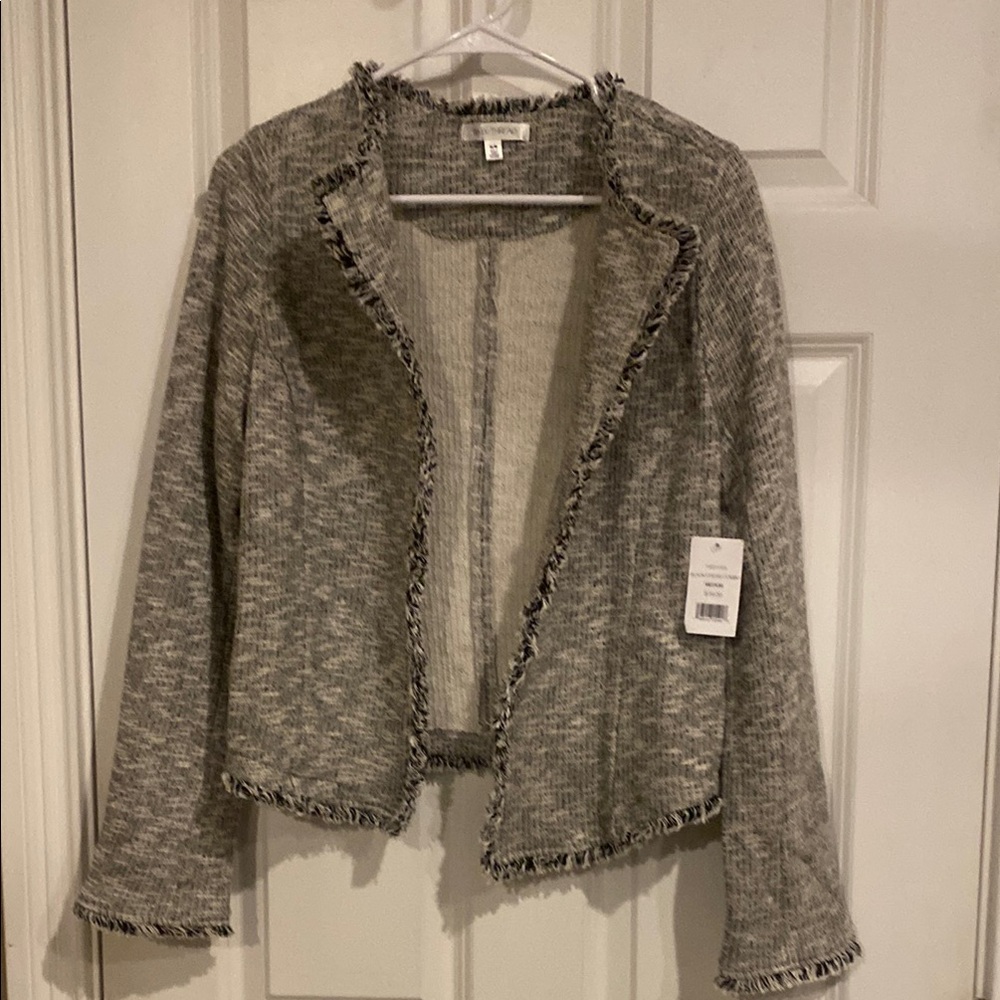 Chic Gray Women's Blazer